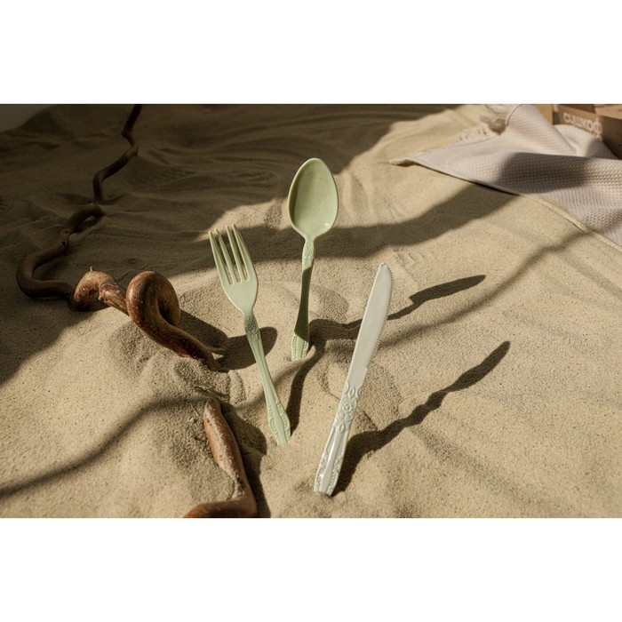 Набор столовых приборов в футляре Доляна, вилка, ложка, нож, цвет МИКС Набор столовых приборов в футляре Доляна, вилка, ложка, нож, цвет МИКС