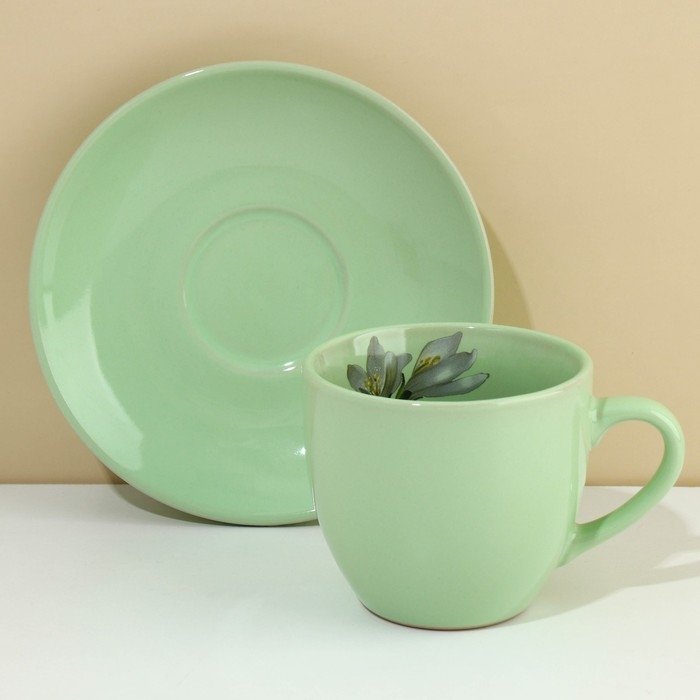 Чайная пара Lemon flowers, 250 мл Чайная пара Lemon flowers, 250 мл