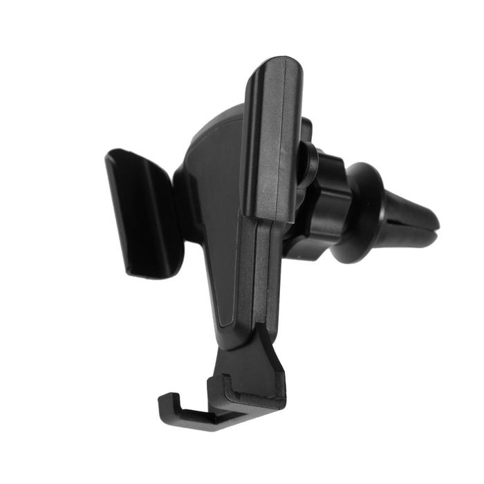 Держатель телефона Cartage в дефлектор, самозажимной захват 6-9.5 см, черный Держатель телефона Cartage в дефлектор, самозажимной захват 6-9.5 см, черный