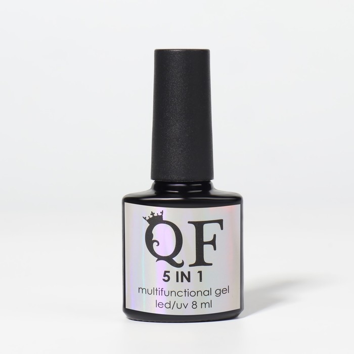 Мультифункциональный гель 5 в 1, 3-х фазный, 8 мл, LED/UV, цвет прозрачный Мультифункциональный гель 5 в 1, 3-х фазный, 8 мл, LED/UV, цвет прозрачный