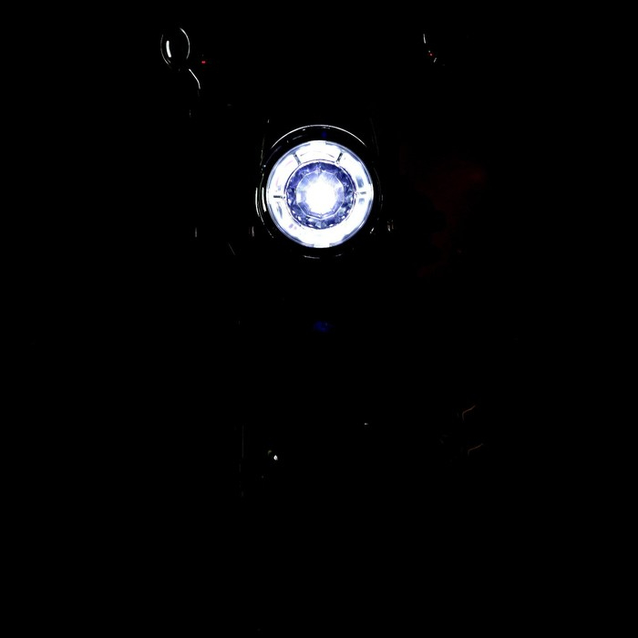 Электромотоцикл «Чоппер», 2 мотора, цвет пламя, глянец Электромотоцикл «Чоппер», 2 мотора, цвет пламя, глянец