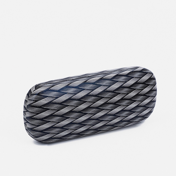 Футляр для очков на хлопушке, длина 16 см, цвет чёрный Футляр для очков на хлопушке, длина 16 см, цвет чёрный