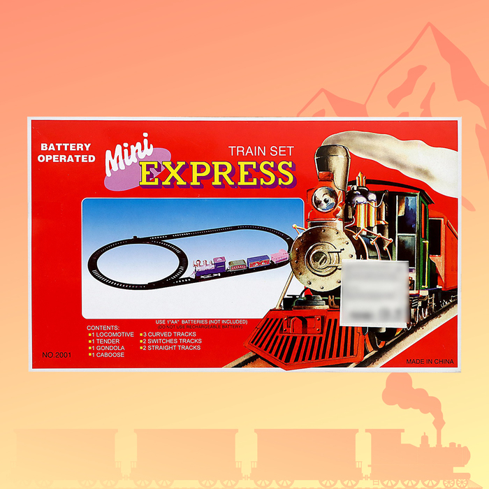 Железная дорога «Скорый поезд», работает от батареек Железная дорога «Скорый поезд», работает от батареек