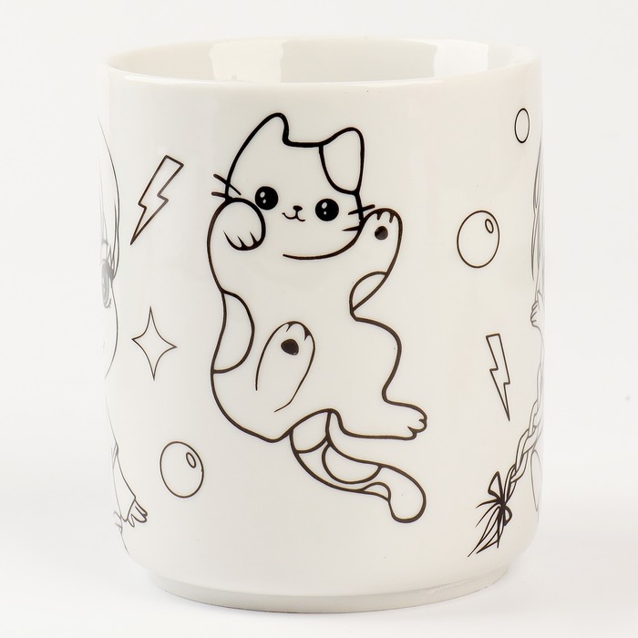 Роспись кружки красками (частичное заполнение) &laquo;Милые друзья&raquo;