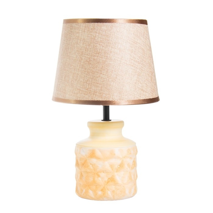 Настольная лампа Настольная лампа "Элой" Е14 40Вт оранжевый 20х20х33см RISALUX