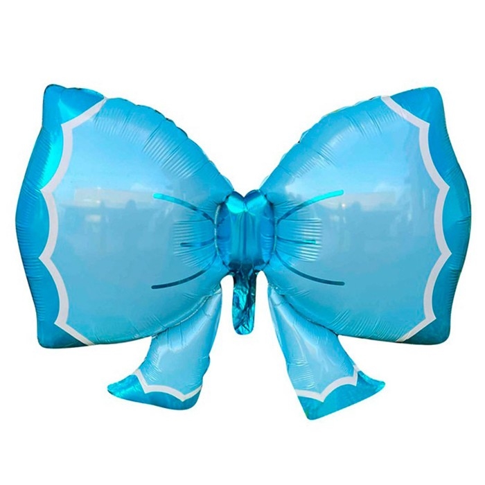 Шар фольгированный 36" &laquo;Бант голубой&raquo;