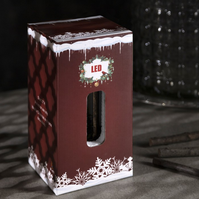 Светодиодная фигура «Ёлка в ротонде» 6.3 × 14 × 6.3 см, пластик, блёстки, батарейки AG13х3 (в комплекте), свечение тёплое белое Светодиодная фигура «Ёлка в ротонде» 6.3 × 14 × 6.3 см, пластик, блёстки, батарейки AG13х3 (в комплекте), свечение тёплое белое