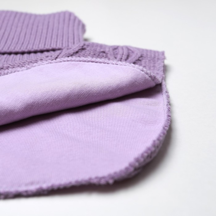 Манишка для девочки, цвет сиреневый, размер 52-54