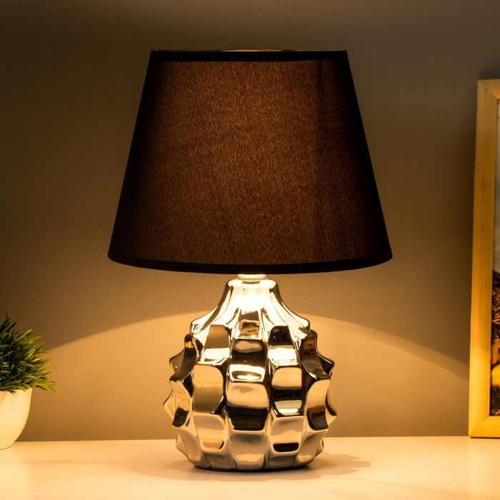 Лампа настольная 7555101TL/1 E14 40Вт хром 22х22х32 см RISALUX