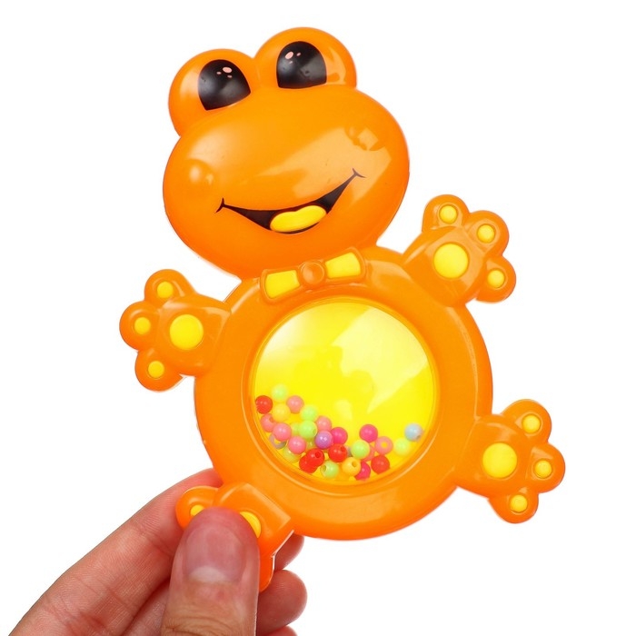 Набор погремушек «Лягушка и гусеничка - цепочка», 2 шт., Крошка Набор погремушек «Лягушка и гусеничка - цепочка», 2 шт., Крошка