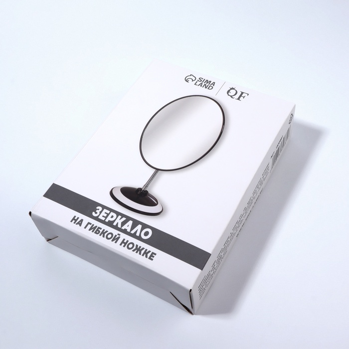 Зеркало настольное «Овал», на гибкой ножке, зеркальная поверхность 15,2 × 18,7 см, цвет МИКС