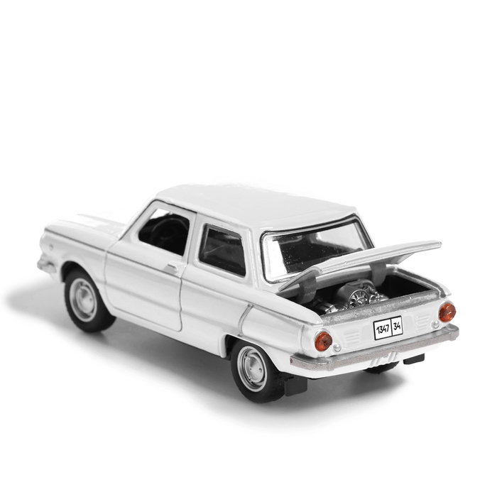 Машина металлическая «Запорожец», инерция, 12 см, белый Машина металлическая «Запорожец», инерция, 12 см, белый