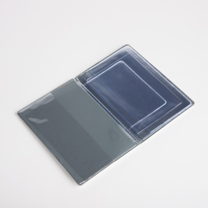 Обложка для автодокументов, цвет чёрный/белый