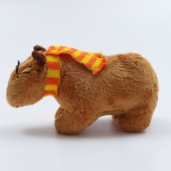 Мягкая игрушка «Капибара. Гарри», 10 см, с шарфом и очками Мягкая игрушка «Капибара. Гарри», 10 см, с шарфом и очками