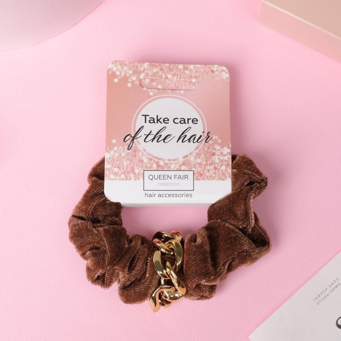 Резинка для волос Резинка для волос "Орбита" с цепочкой, микс