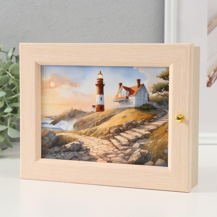 Ключница Ключница "Домик и маяк" 17х22 см