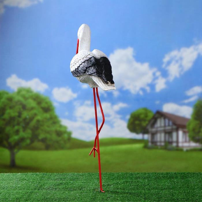 Садовая фигура  Садовая фигура "Аист" средний 80см