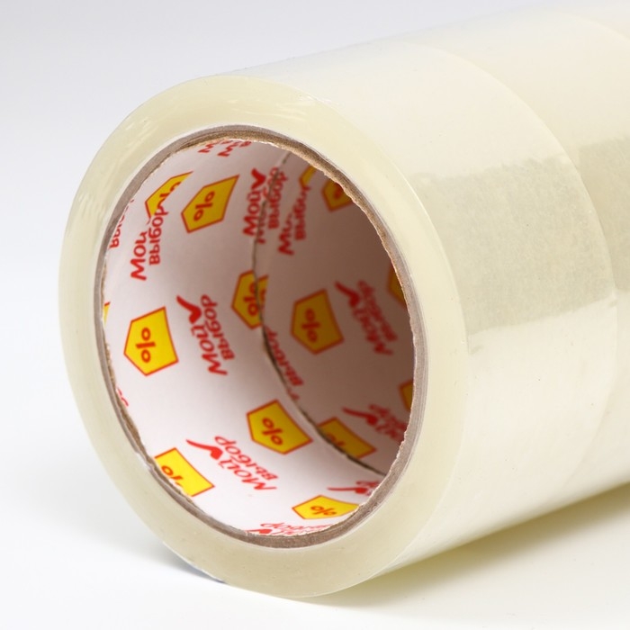 Клейкая лента Клейкая лента "Мой выбор", прозрачная, 47 мм х 66 м, 40 мкм