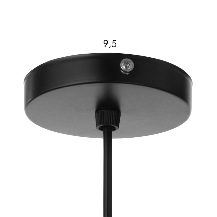 Светильник Светильник "Сфера" Е27 40Вт черный 23х23х20-120см