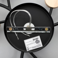 Люстра 1316/7BK LED 168Вт 3000-6000К черный 74х74х17 см BayerLux