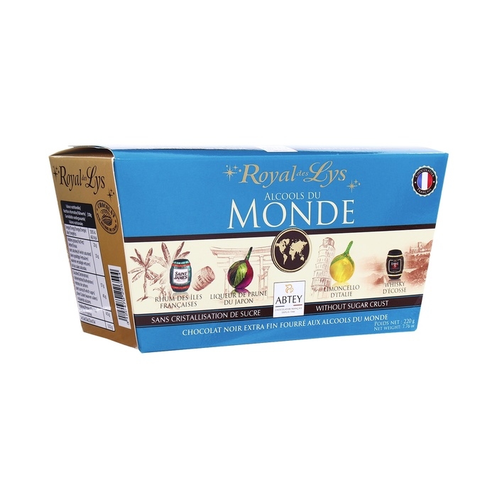 Новый год. Шоколад фигурный ALCOOLS DU MONDE, с алкогольной начинкой, ассорти, 10 г Новый год. Шоколад фигурный ALCOOLS DU MONDE, с алкогольной начинкой, ассорти, 10 г