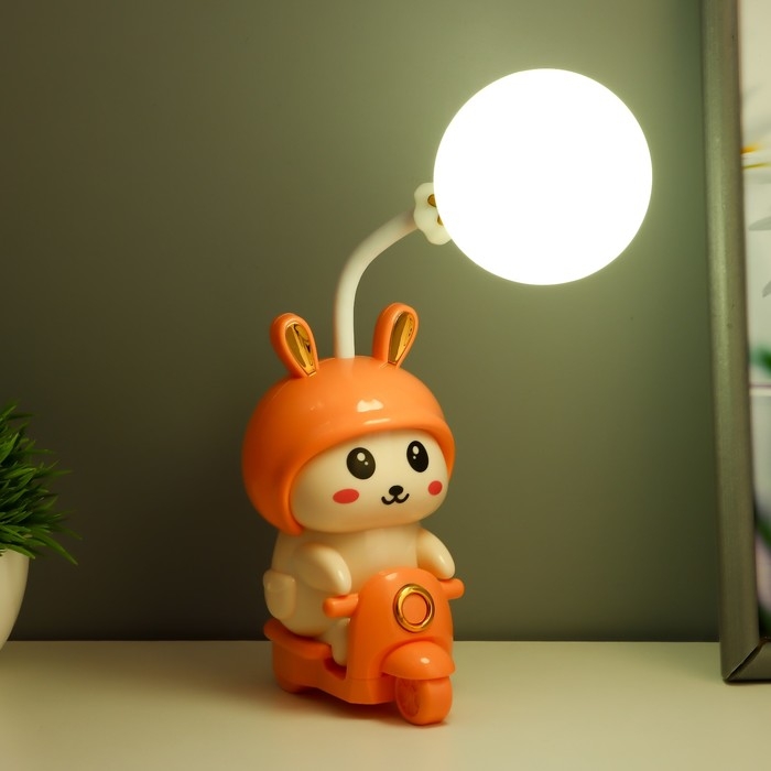 Ночник Ночник "Зайчик" LED 2Вт USB АКБ розовый 7,5х9,5х32 см RISALUX