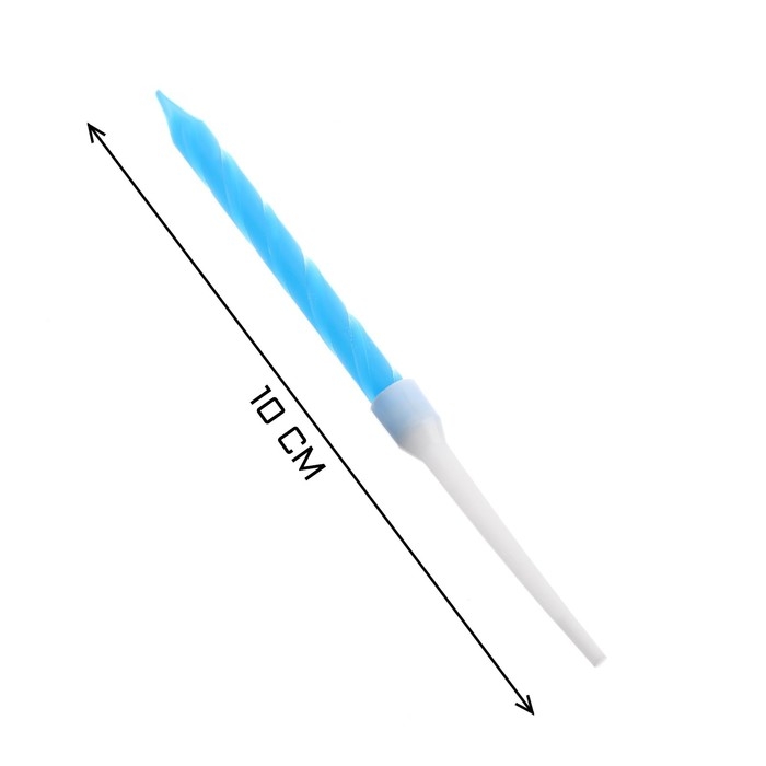 Свечи для торта  Свечи для торта "Неон", 12 шт, разноцветные, высокие, 10 см