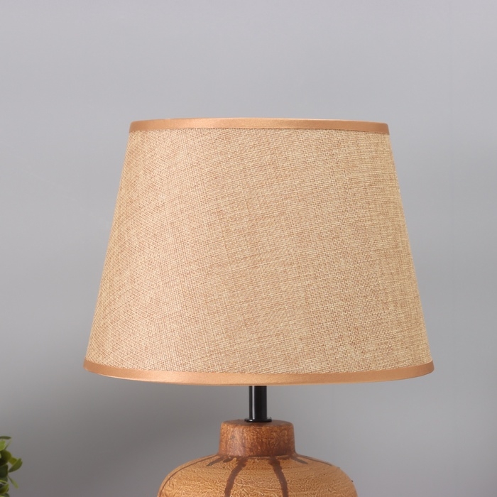 Лампа настольная Лампа настольная "Кока" 1х40Вт Е27 карамель 25х25х38,,5см