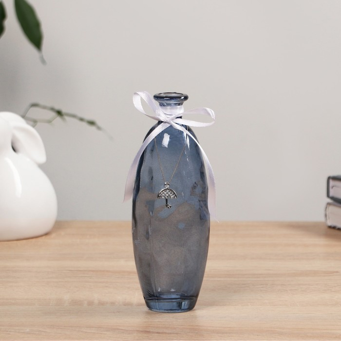 Ваза Ваза "Волшебные мгновения" лазурь d-3см 17,5х6см МИКС