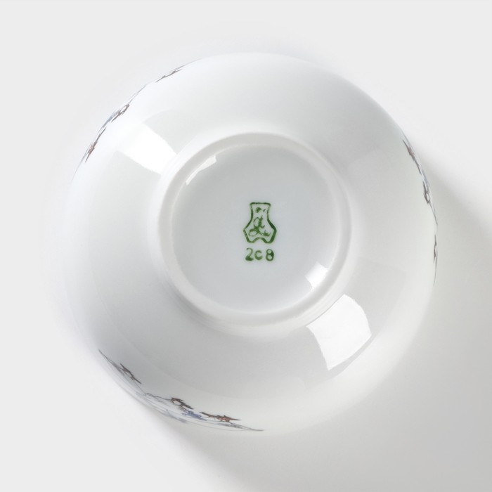 Пиала фарфоровая «Гуси», 330 мл, d=11 см, рисунок микс Пиала фарфоровая «Гуси», 330 мл, d=11 см, рисунок микс