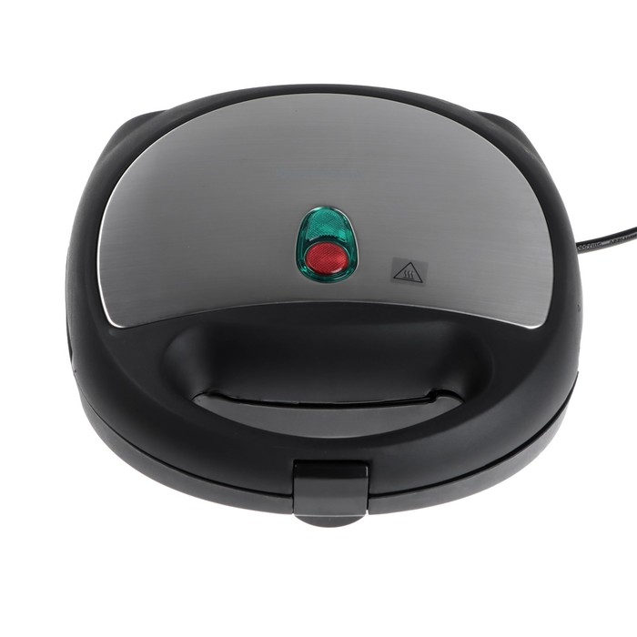 Вафельница электрическая Вафельница электрическая "Чудесница" ЭВ-4, 700 Вт, пончики, сэндвичи, чёрно-серебристая