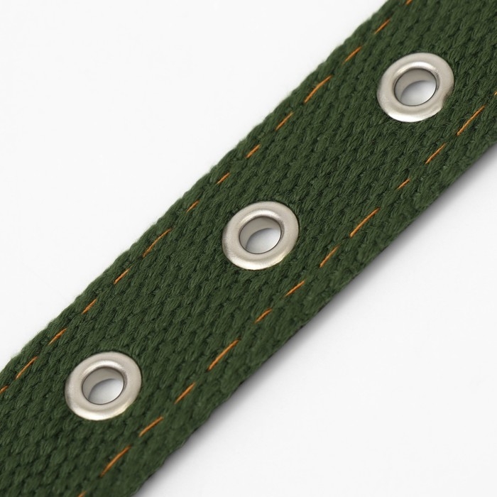 Ошейник брезентовый двухслойный, 59,5 х 2,5 см, хаки Ошейник брезентовый двухслойный, 59,5 х 2,5 см, хаки