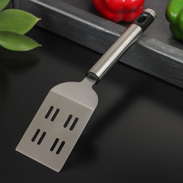 Лопатка Доляна Fargo, 21×5,5×2 см, нержавеющая сталь, цвет серебряный Лопатка Доляна Fargo, 21×5,5×2 см, нержавеющая сталь, цвет серебряный