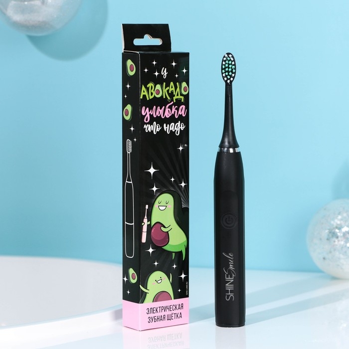 Зубная щётка детская электрическая «У авокадо улыбка что надо», мод LСT-07, 19 х 2,5 см. Зубная щётка детская электрическая «У авокадо улыбка что надо», мод LСT-07, 19 х 2,5 см.