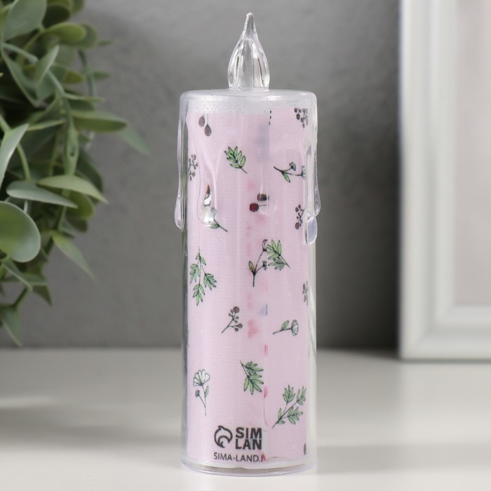 Ночник Ночник "Свеча" (Свадьба) 3хLR1130 3,8х3,8х12см