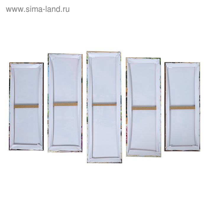 Картина модульная на подрамнике  Картина модульная на подрамнике "Ясный день" (2-25х63; 2-25х70; 1-25х80) 125х80см