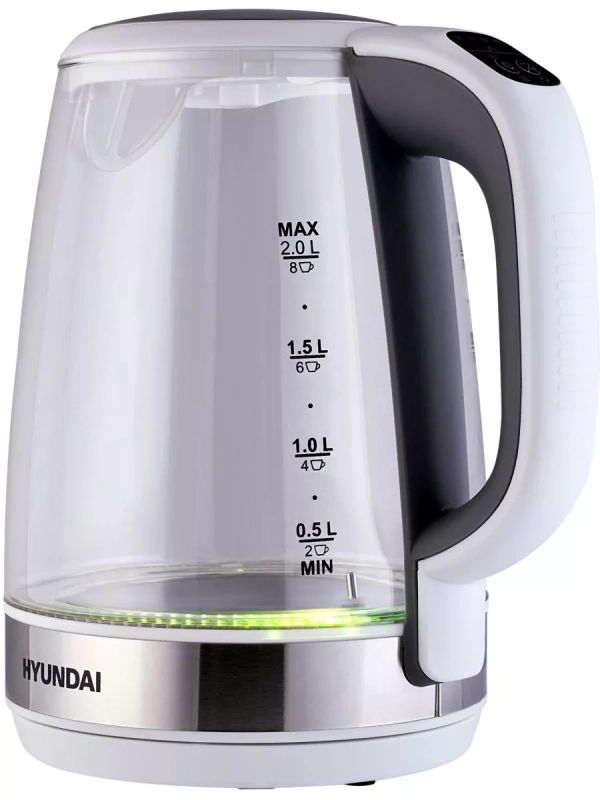 Чайник HYK-G8880 2л. 2200Вт серый-серебристый Чайник HYK-G8880 2л. 2200Вт серый-серебристый