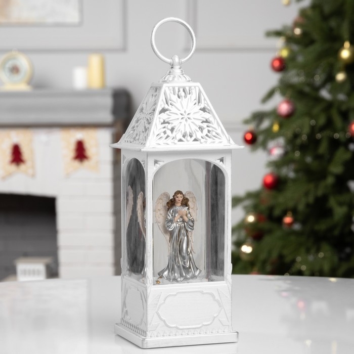 Фигура светодиодная «Рождественское волшебство», 28х10.4х10.4 см, музыка, батарейки ААх3 (не в комплекте), USB, свечение тёплое белое Фигура светодиодная «Рождественское волшебство», 28х10.4х10.4 см, музыка, батарейки ААх3 (не в комплекте), USB, свечение тёплое белое