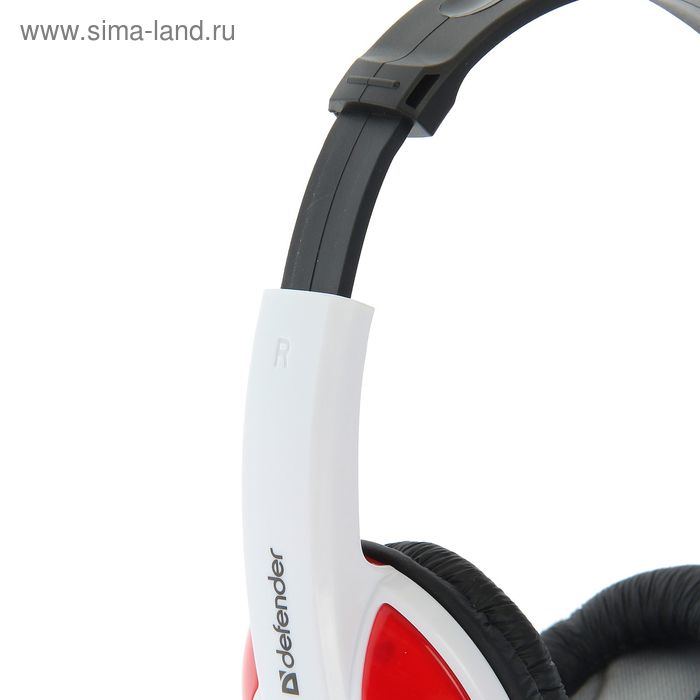 Наушники Defender Warhead G-120, игровые, полноразмерные, микрофон, 3.5мм, 2 м,черно-красные Наушники Defender Warhead G-120, игровые, полноразмерные, микрофон, 3.5мм, 2 м,черно-красные