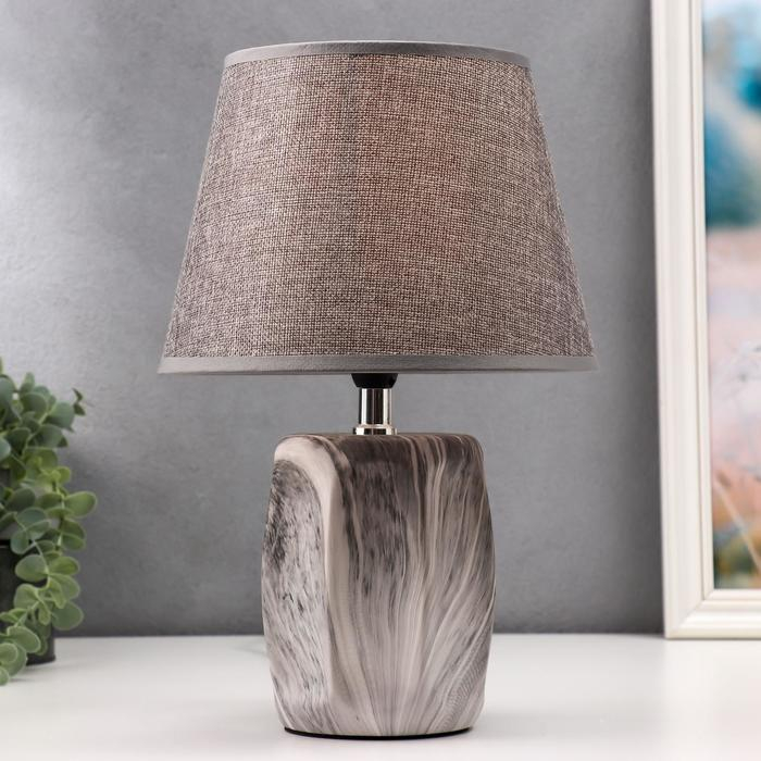 Лампа настольная 16616/1GY E14 40Вт серый 22,5х22,5х34 см RISALUX