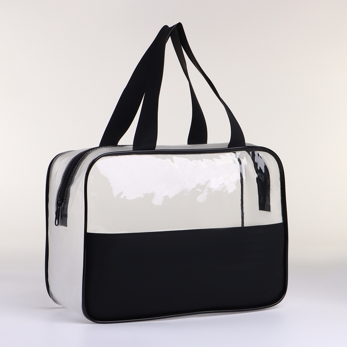 Косметичка на молнии, цвет чёрный Косметичка на молнии, цвет чёрный