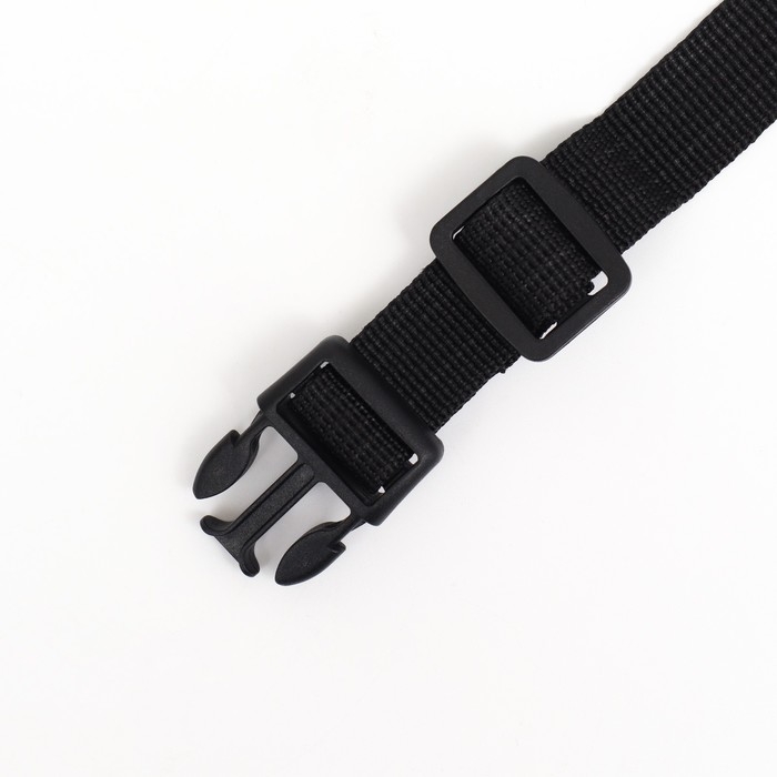 Шлейка мягкая из неопрена, размер M, ОШ 34 см, ОГ 32-42 см, чёрная Шлейка мягкая из неопрена, размер M, ОШ 34 см, ОГ 32-42 см, чёрная