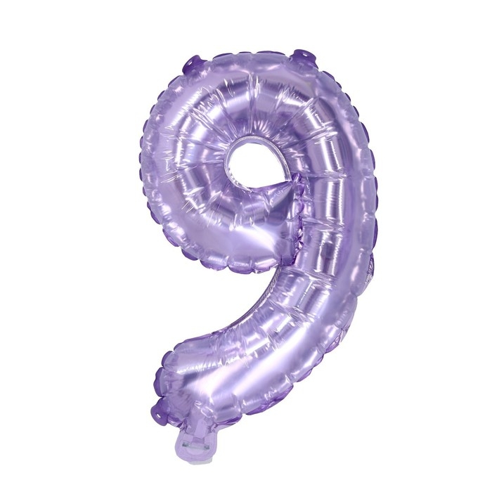 Шар фольгированный 16" &laquo;Набор 0-9&raquo;, цвета МИКС