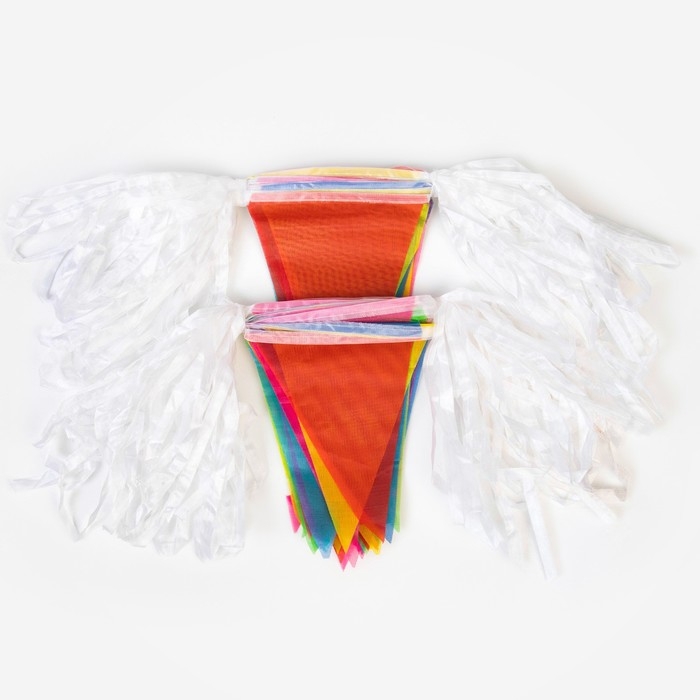 Флажки-гирлянда, l-50 м,(100 флагов), флажок 14 х 21 см