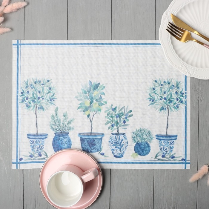 Салфетка на стол Доляна Салфетка на стол Доляна "Лимончики" 40*29см