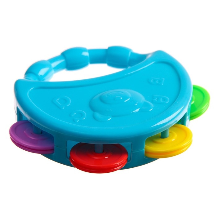 Погремушка «Бубен», цвет МИКС, Крошка Я Погремушка «Бубен», цвет МИКС, Крошка Я