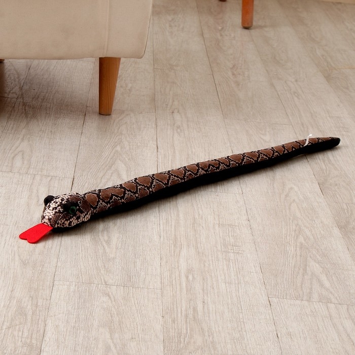 Мягкая игрушка «Змея», 80 см, светлая полоска Мягкая игрушка «Змея», 80 см, светлая полоска