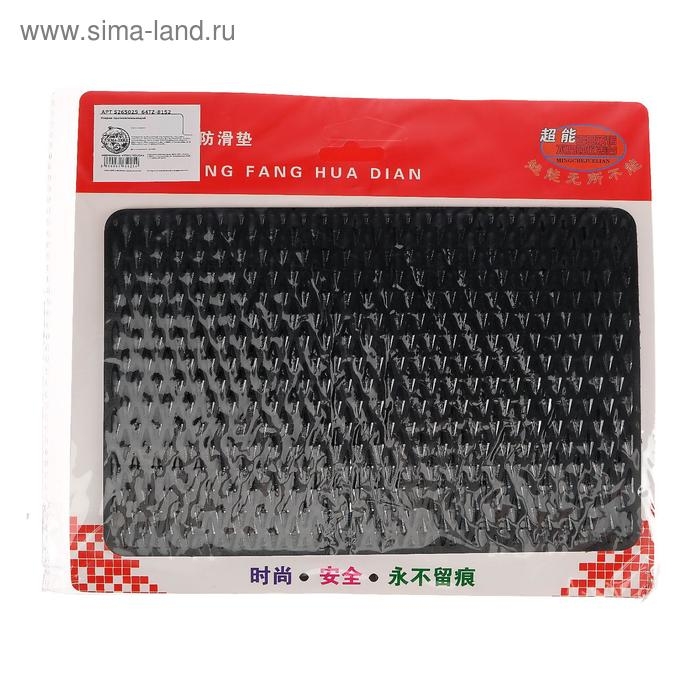Коврик противоскольязщий 20×13 см, микс, черный Коврик противоскольязщий 20×13 см, микс, черный