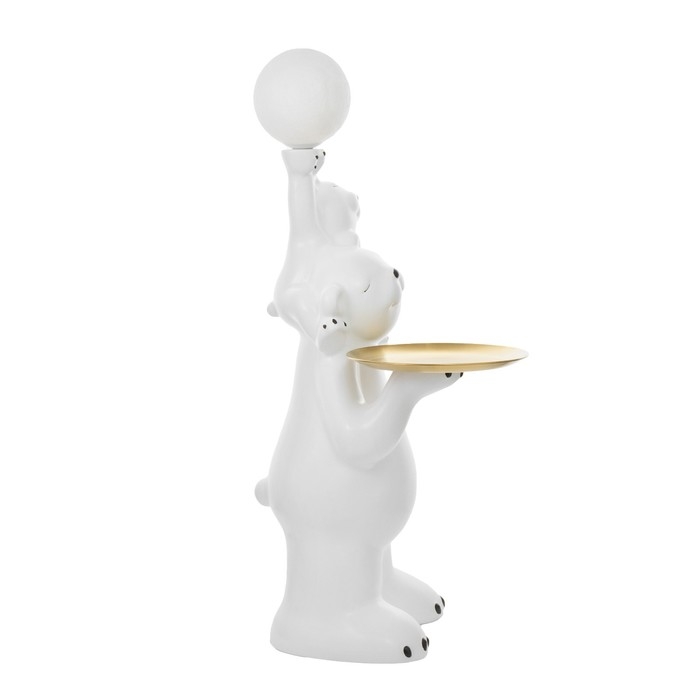 Торшер  Торшер "Умка и мама" LED USB белый 32х32х88см