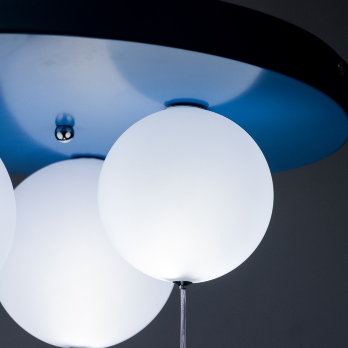 Люстра Люстра "Бабочки" 3хЕ27 40Вт LED синий 40х40х60см